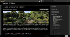 Desktop Screenshot of lejardindebene.com